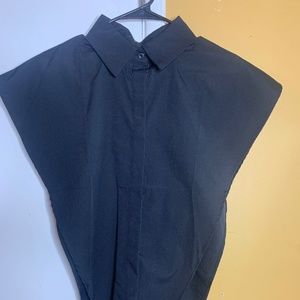 Black vest sleeveless top